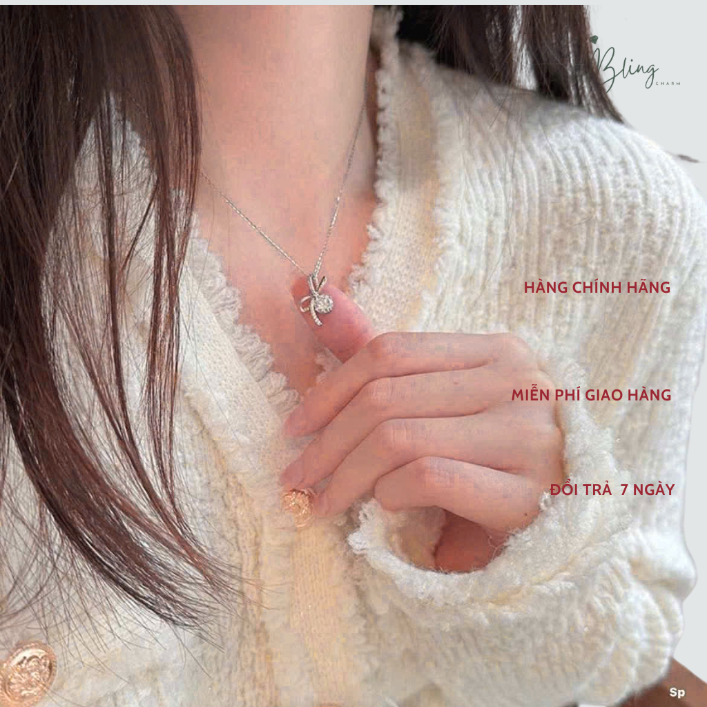 Dây chuyền bạc nữ cao cấp kết hợp đá phát sáng - Ảnh 6