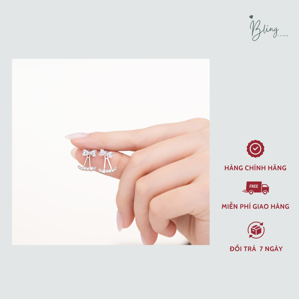 Những Mẫu Bông Tai Đẹp Đính nơ