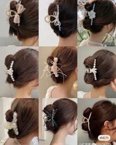 Nhiều mẫu kẹp tóc càng cua với phong cách khác nhau