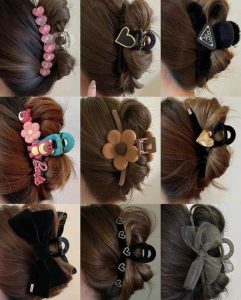 Nhiều loại kẹp tóc phổ biến